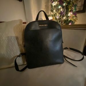 Michael Kors “Authentic” Black Backpack Purse